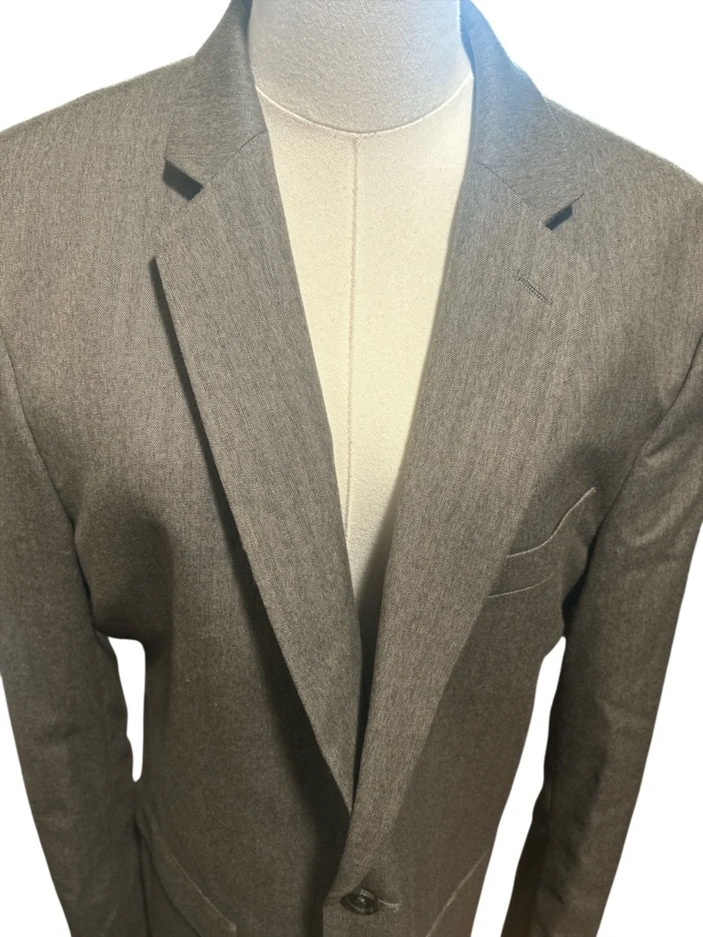 Banana Republic Men’s 44L Green Marble Blazer Tailored Office Workwear